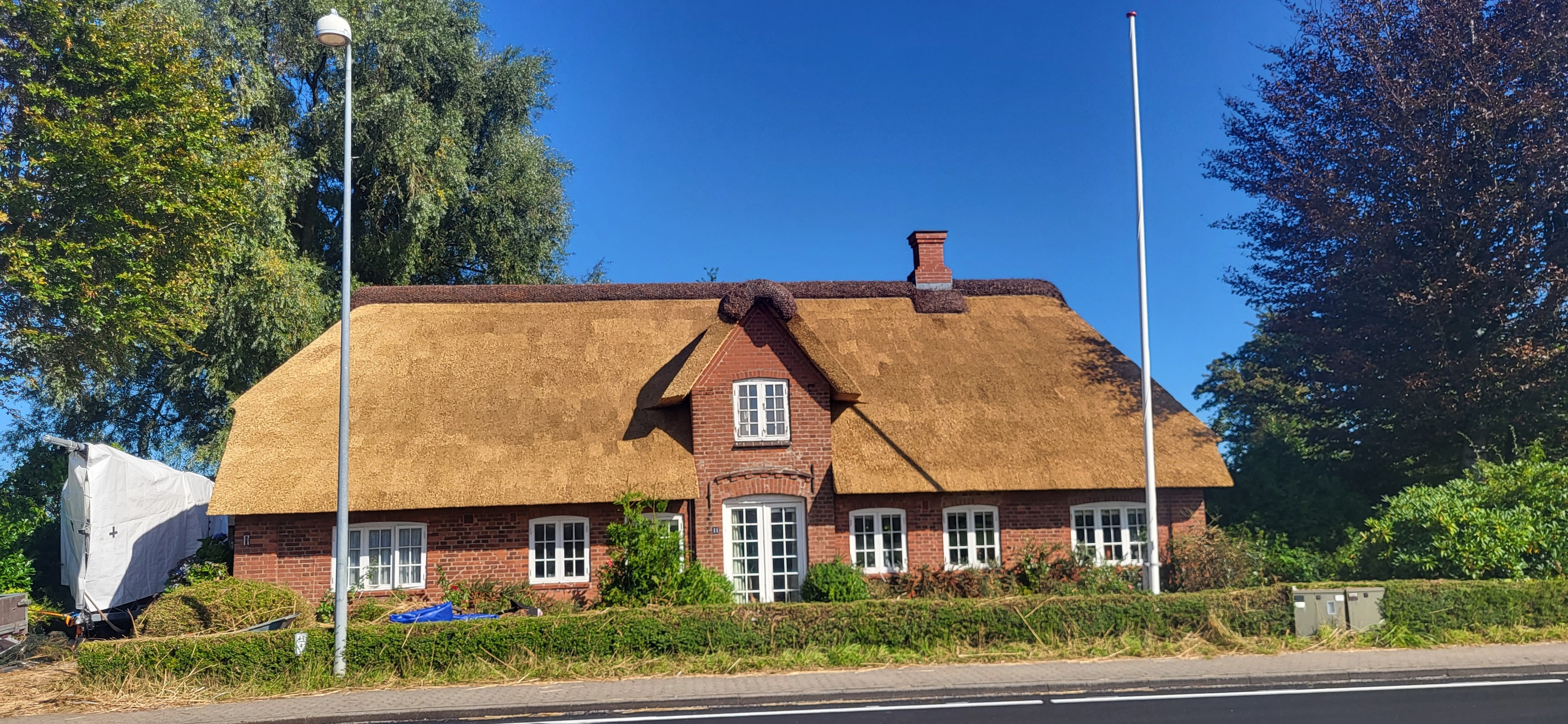 Rødt stenhus